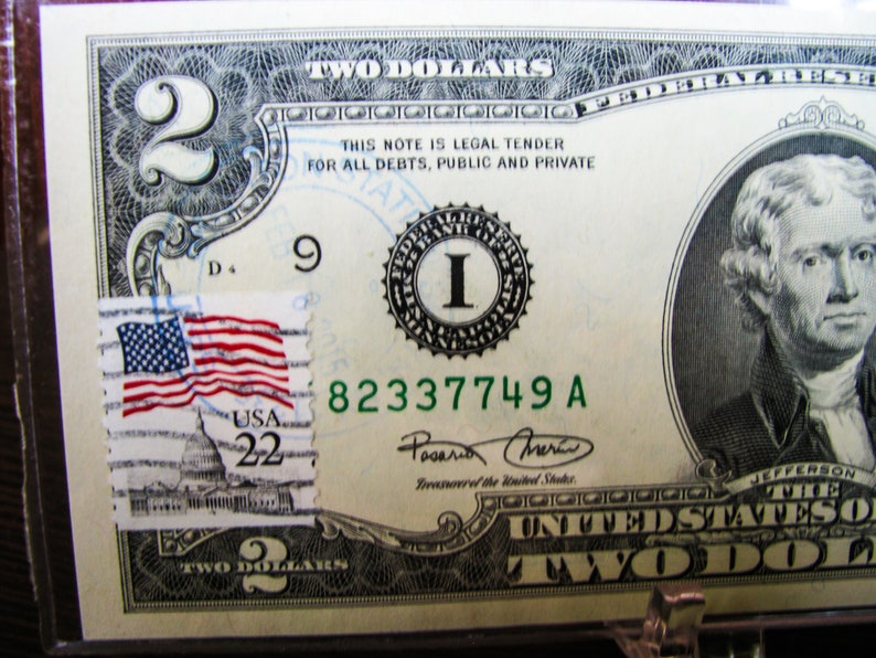 Currency Notes US *2 Dollar Bill *paper Money Gem Unc *federal Reserve ...