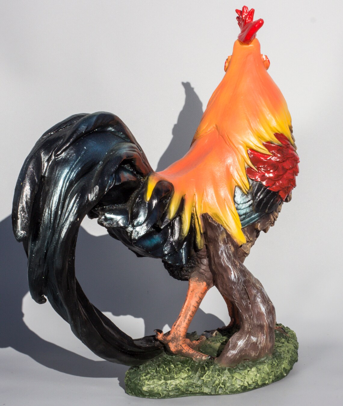 Rooster Statue chicken Sculpture Outdoor farm Animals Large Etsy UK