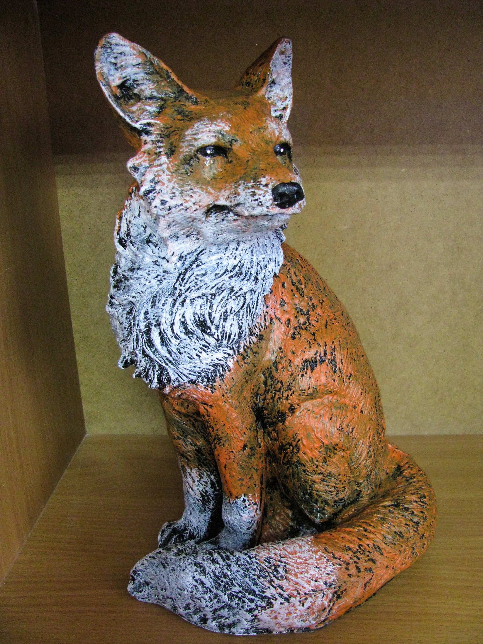 Large Piggy Bank coin Bank Adult fox Sculpture Home money Etsy