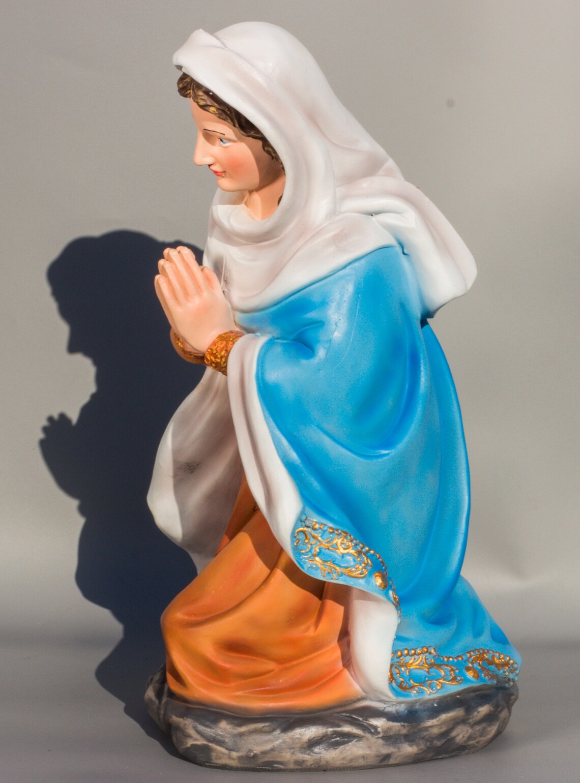 Blessed Mother Statue our Lady Figurine religious Sculpture Etsy