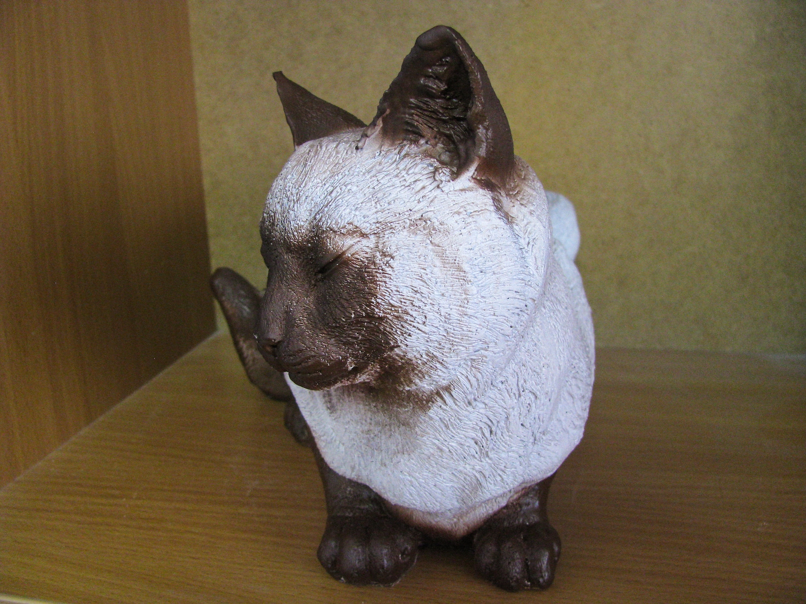 Siamese Cat Figurine Garden Statue Cat Yard Figure Kitten Etsy