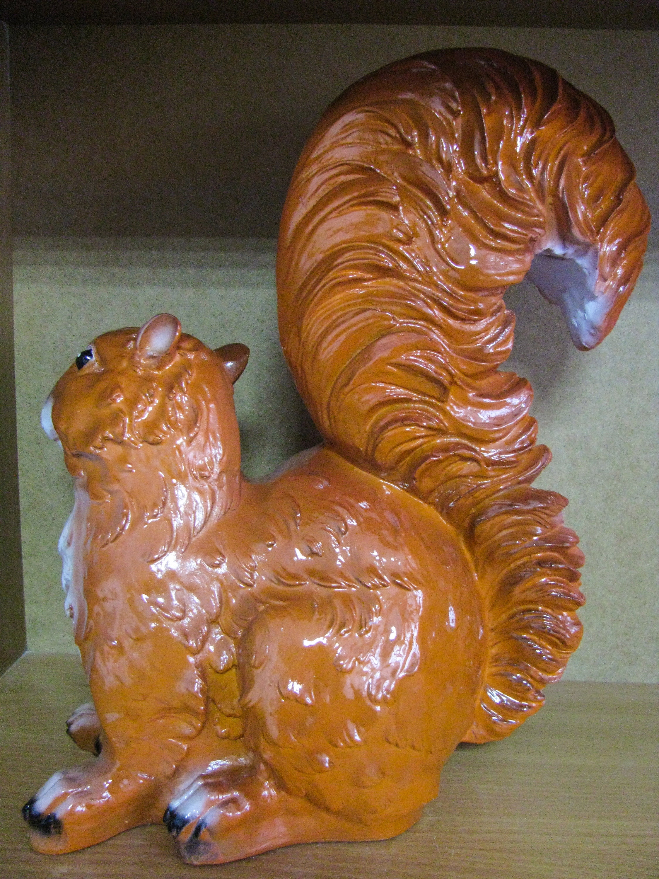 Squirrel Statue large Garden Sculpture garden Decor forest Etsy