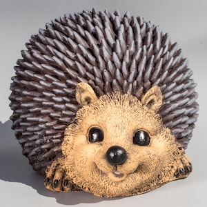 Unique Piggy Bank Wild Animal *Hedgehog Coin Box *Money Pot Cash Holder *Useful Interior Keepsake Statue *Babyshower Decor *Gift Adult Kids