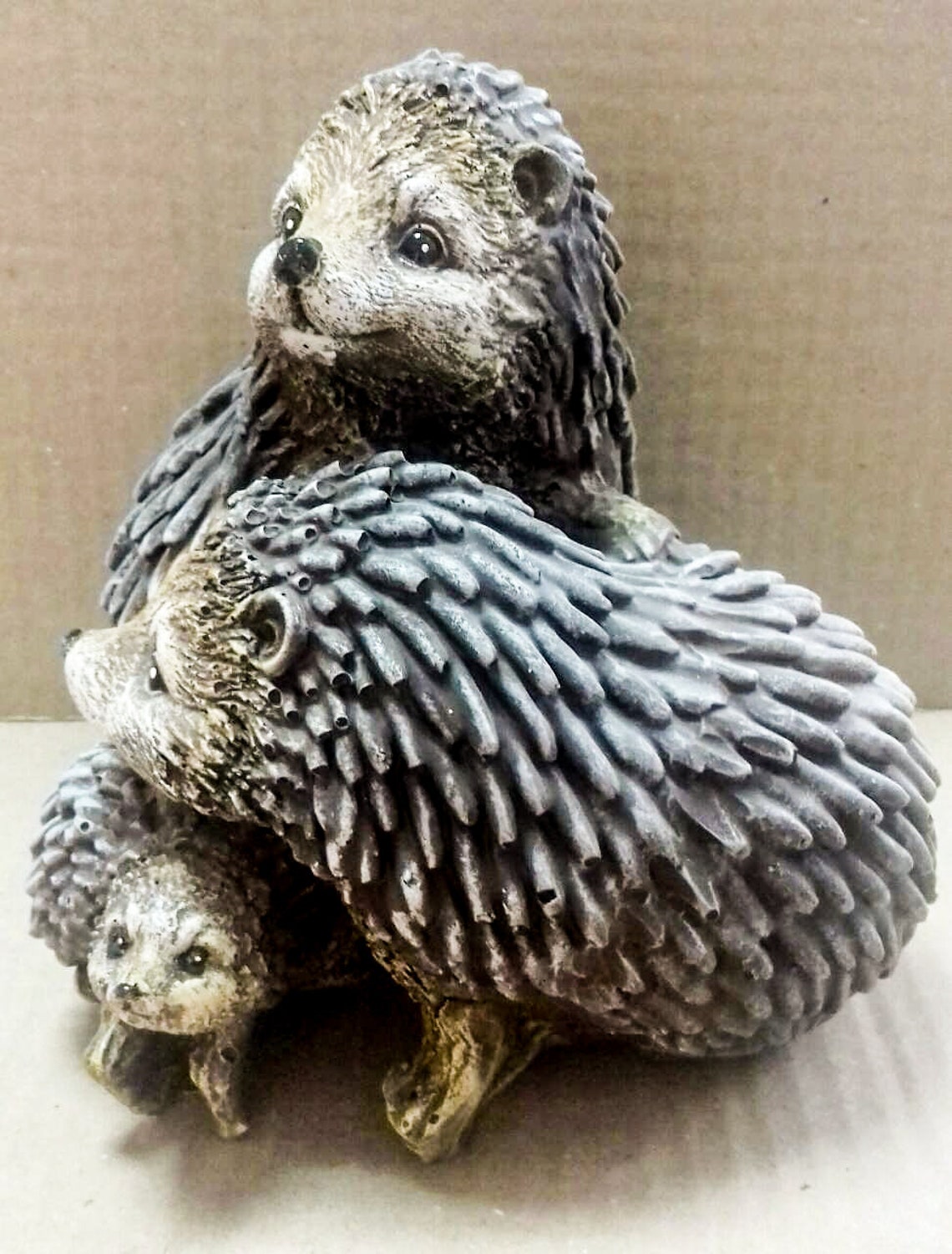 Garden Statue Hedgehogs hedgehog Figurines garden Decor Etsy