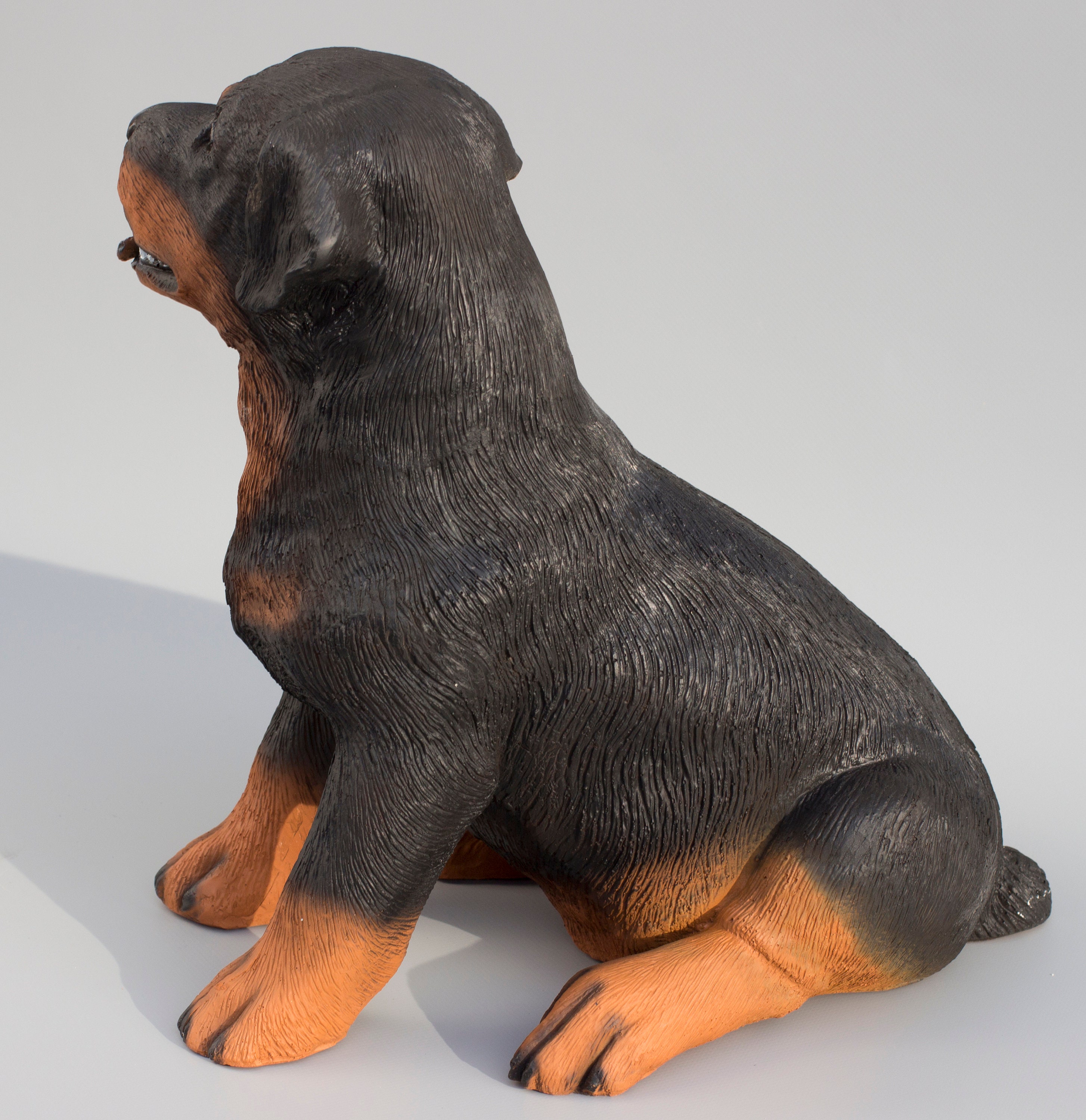 Rottweiler Statue Memorial *garden Sculpture Large *outdoor Grave Decor ...