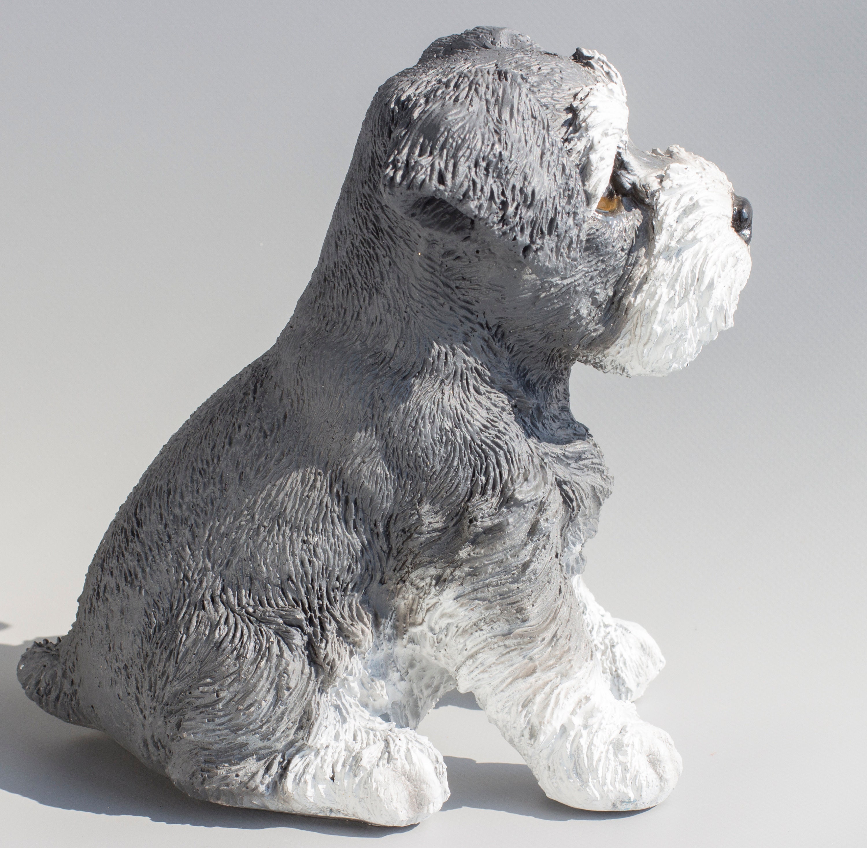 Schnauzer Memorial Statue terrier Dog Figure pet Sculpture Etsy UK