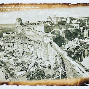 Carte postale Ville de l'URSS * Forteresse Kamenets Podolsky * Photographie du monde des villes * Ancienne carte photo réelle * Collection de châteaux * Histoire de la ville de l'Ukraine en 1900