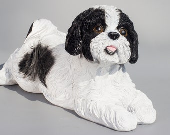 Shih Tzu Urn *Cremation Statue Pet Ashes *Dog Memorial Sculpture *Unique Funeral Keepsake *Decorative Casket Animal *Burial Remembrance Gift