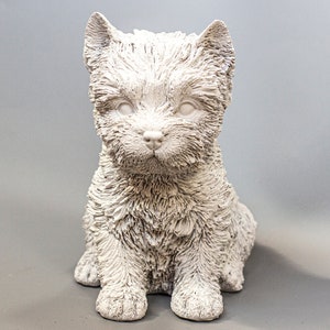 Yorkshire Terrier Figure Unpainted *Dog Memorial Statue Ready to Paint *Yorkie Sculpture Pet Loss *Funeral Grave Keepsake *Sympathy Gift Art