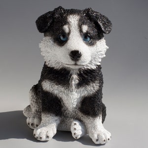 Siberian Husky Urn *Cremation Statue Dog Ashes Holder *Pet Memorial Decorative *Small Funeral Keepsake *Unique Burial Casket *Sympathy Gifts