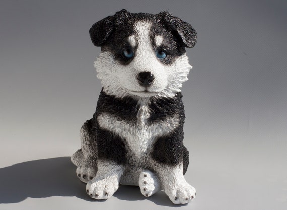 Siberian Husky Urn cremation Statue Dog Ashes pet Memorial animal