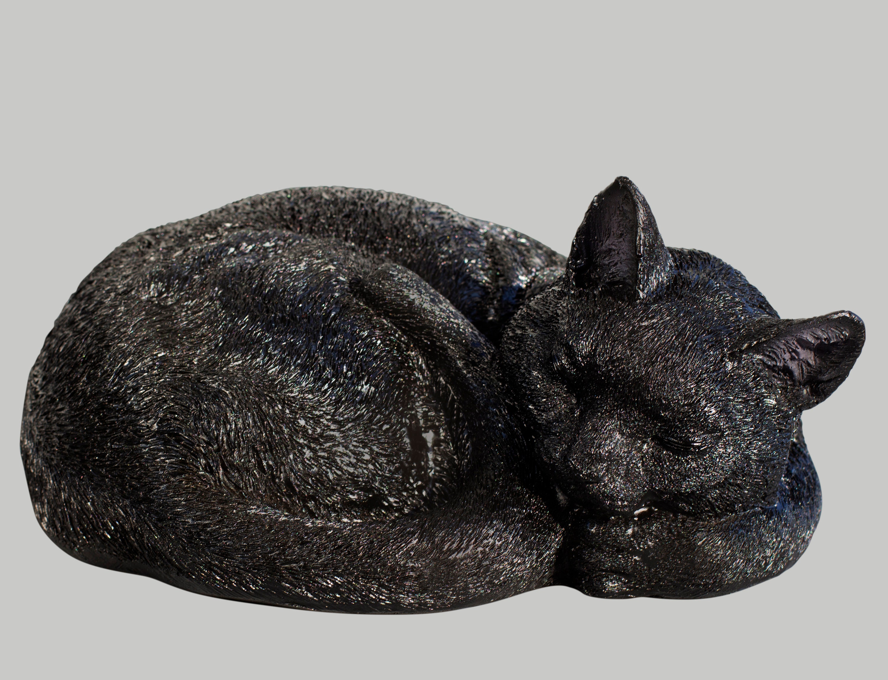 Urna Funeraria Per Gatti A Forma Di Micio Addormentato - Memoriale Animali Domestici