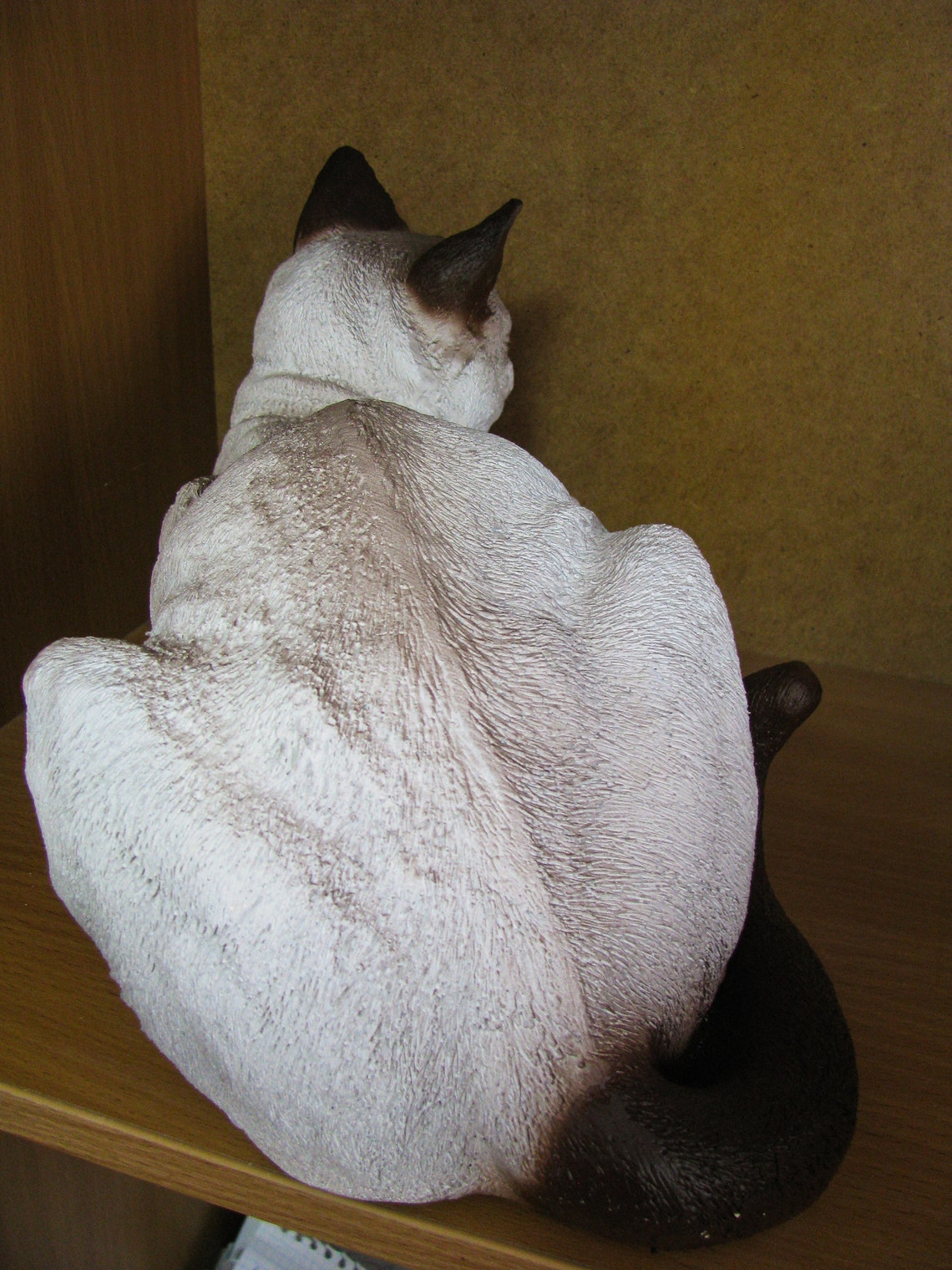 Siamese Cat Figurine Garden Statue Cat Yard Figure Kitten Etsy