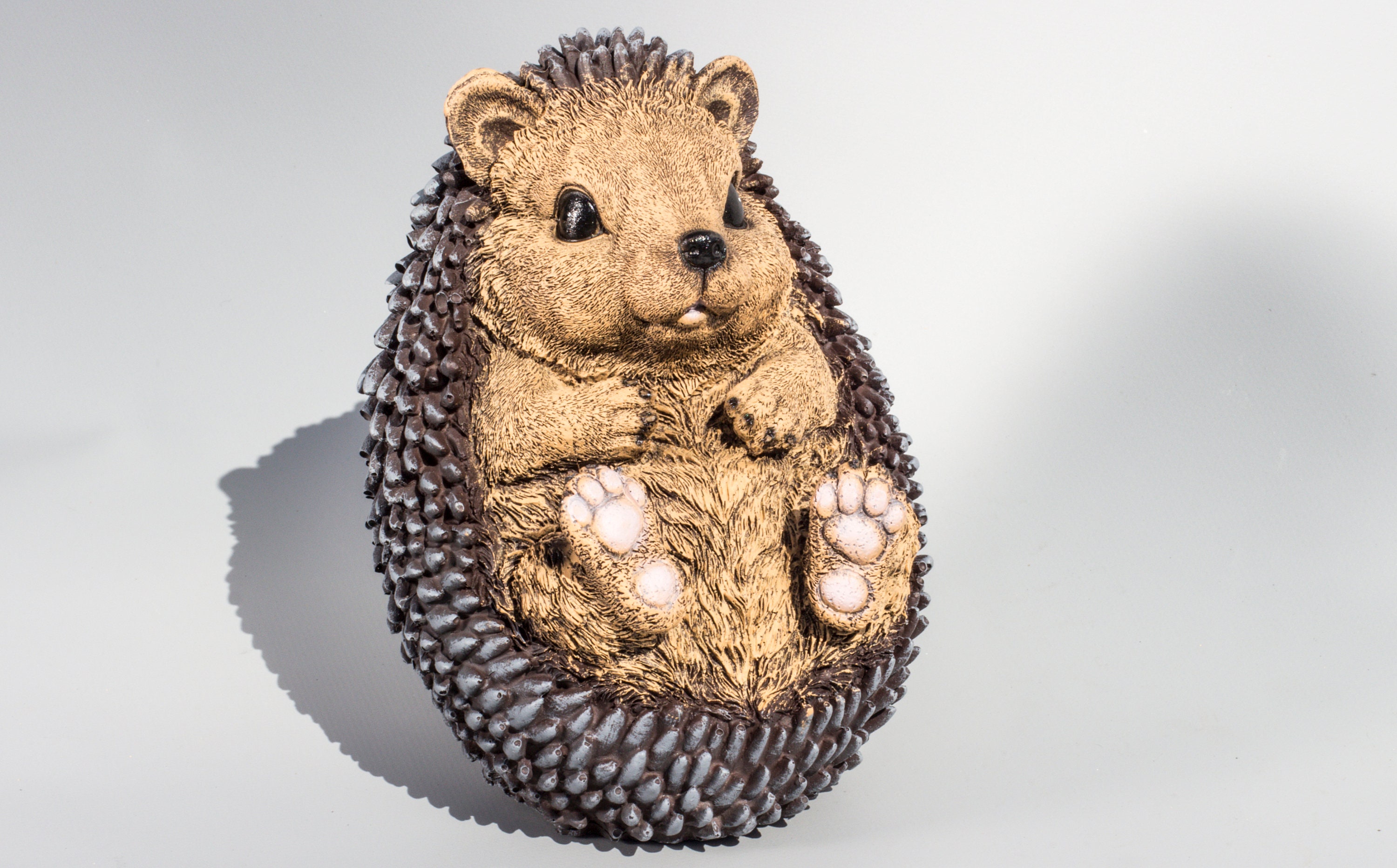 Hedgehog Statue Wildlife Sculpture Outdoor Yard Decoration Etsy