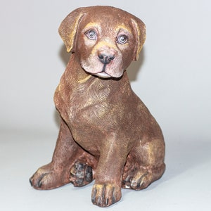 Labrador Memorial Urn Custom Paint *Cremation Statue Dog Ashes *Animal Grave Decor *Unique Remembrance Gift *Funeral Tribute Sculpture Pet