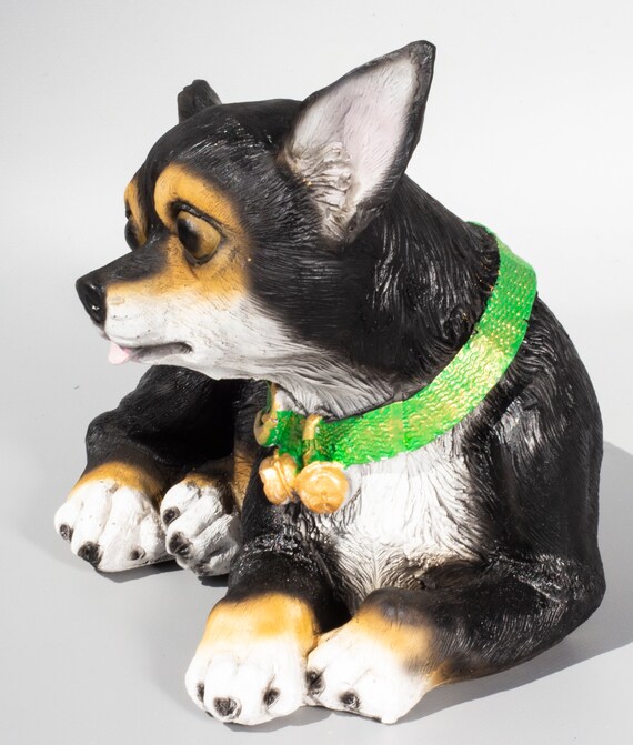 Black Chihuahua Memorial *cremation Urn Dog Ashes Holder *pet Loss