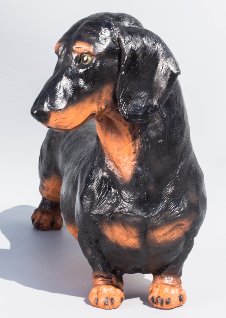 Dachshund Sculpture Dog Statue Garden Large Yard Figure Etsy