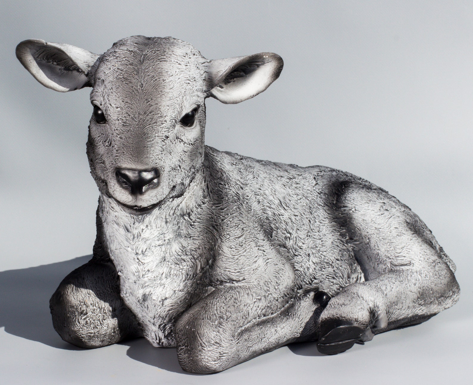 Sheep Garden Statue large Sculpture Outdoor farmhouse Decor Etsy