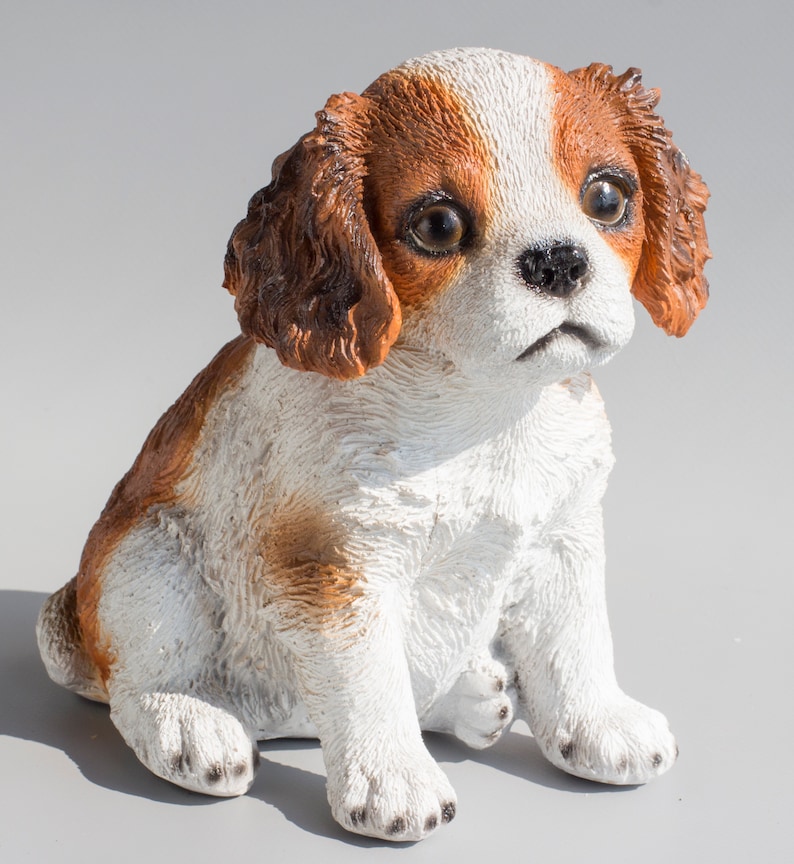ruby cavalier king charles spaniel figurines