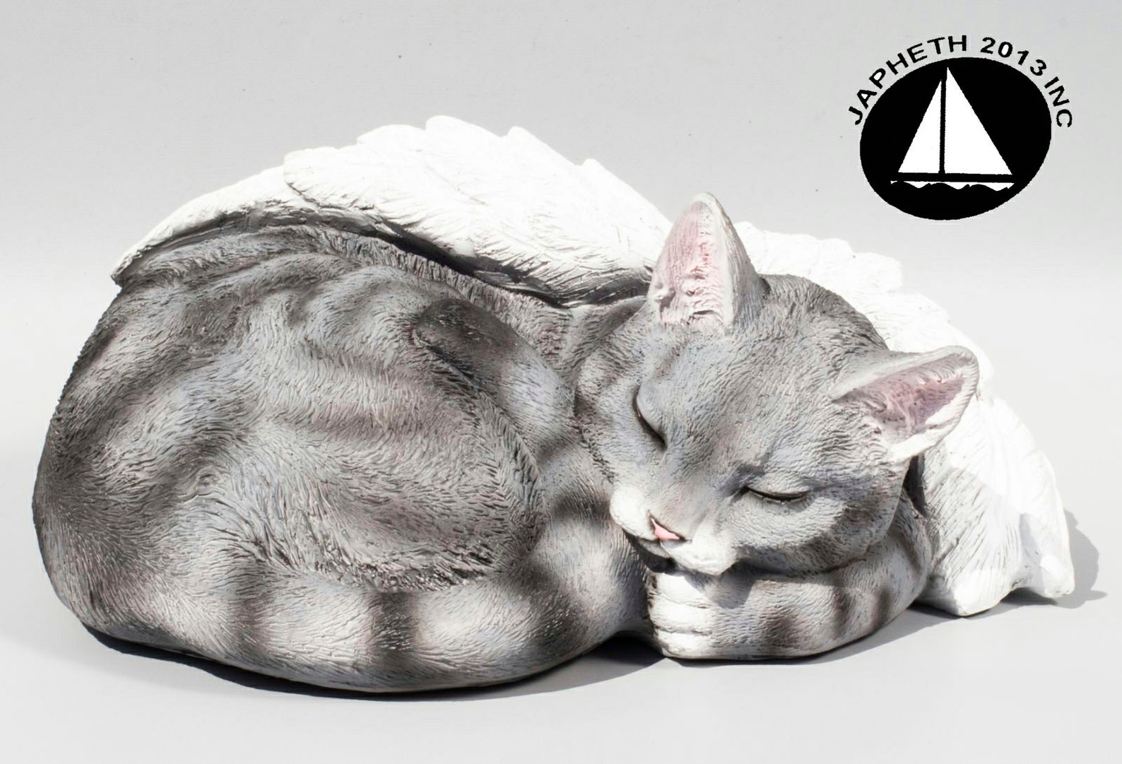 Cat Angel Wings Urn sleeping Cat Statue cremation Urn for Etsy