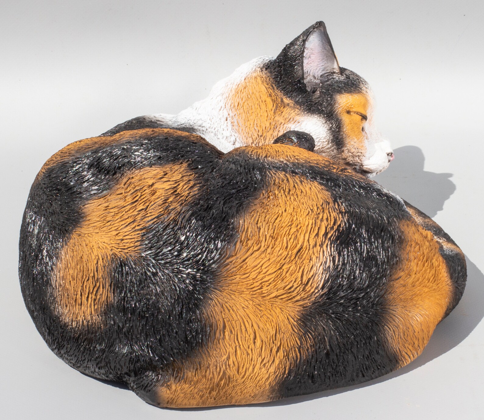 Sleeping Cat Statue cat Memorial Garden outdoor Figurine Etsy