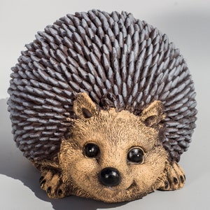 Igel Garten Statue * Wildtier Skulptur Gedenkstätte * Outdoor Deko * Waldtier Figur * Hinterhof Terrasse Rasen Blumenbeet Andenken Groß