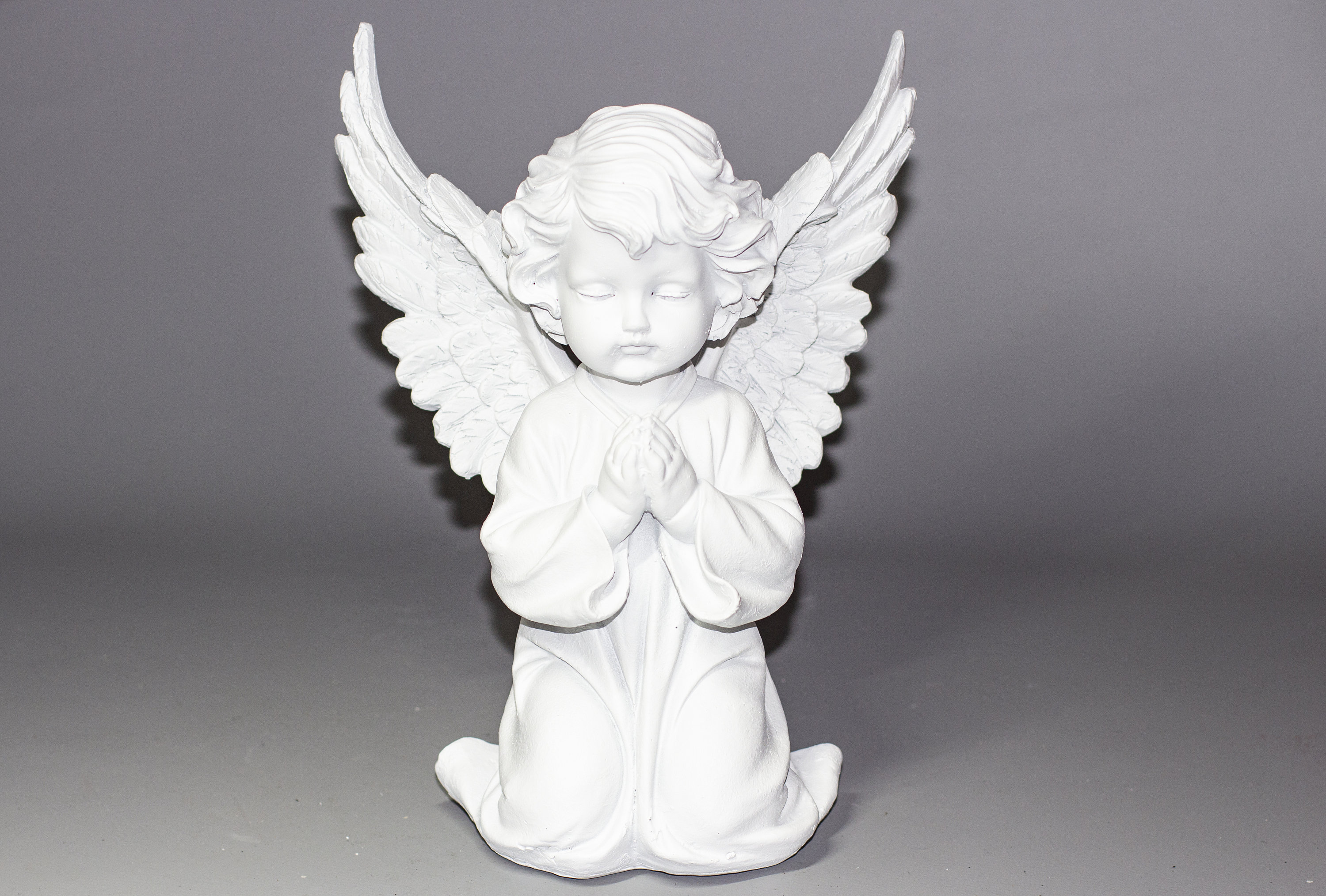 XXL 30 Cm Angelo Con Croce Angelo Del Lutto Vaso Per Tomba - Foto 3