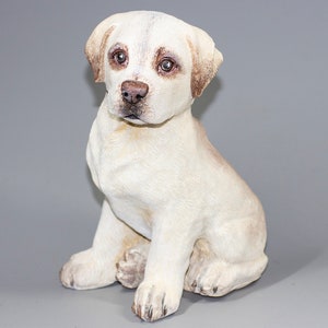 Labrador Urn Custom Paint *Cremation Statue Dog Ashes *Unique Pet Memorial *Funeral Keepsake Remembrance Tribute *Burial Casket Box Figurine