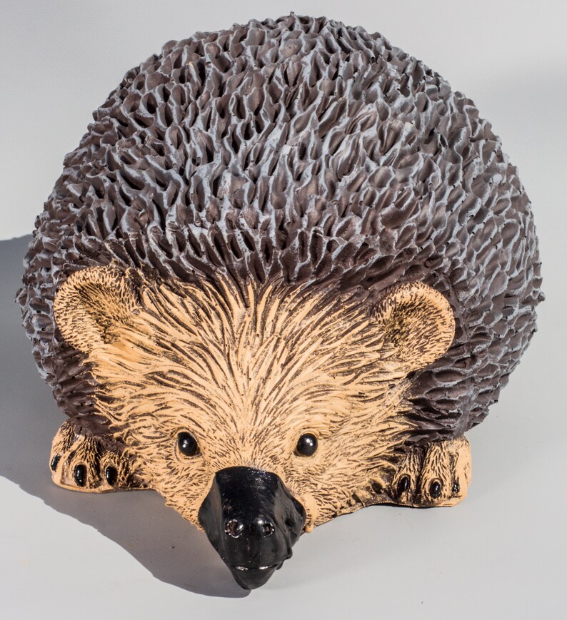 Garden Hedgehog forest Animal Statue wildlife Sculpture Etsy