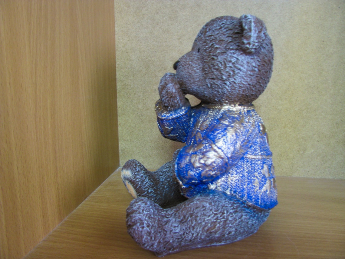 Teddy Bear Statue animal Statuette bear Garden Figurine Etsy