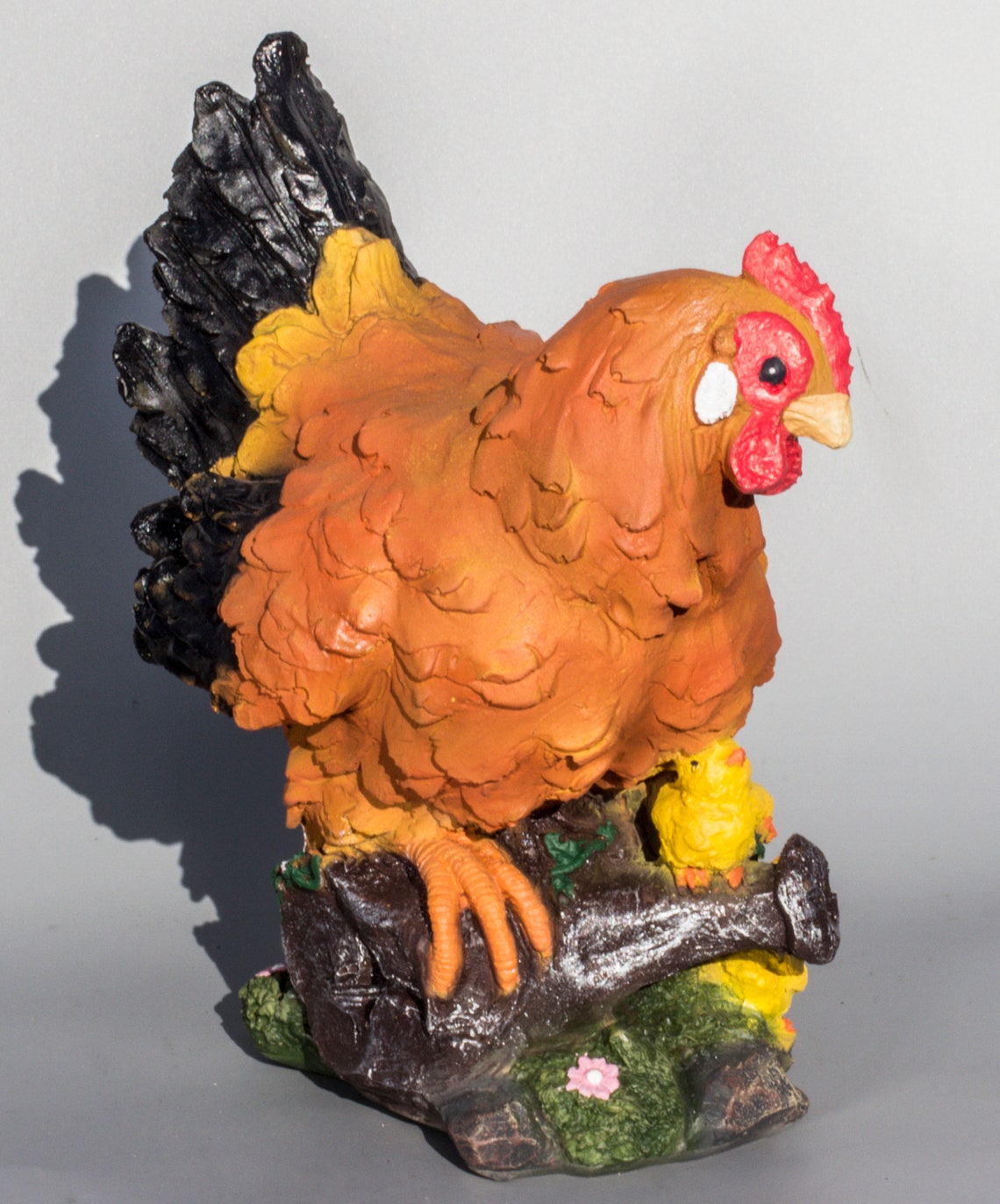 Hen Statue chicken Figurine poultry and Farm Decor outdoor Etsy