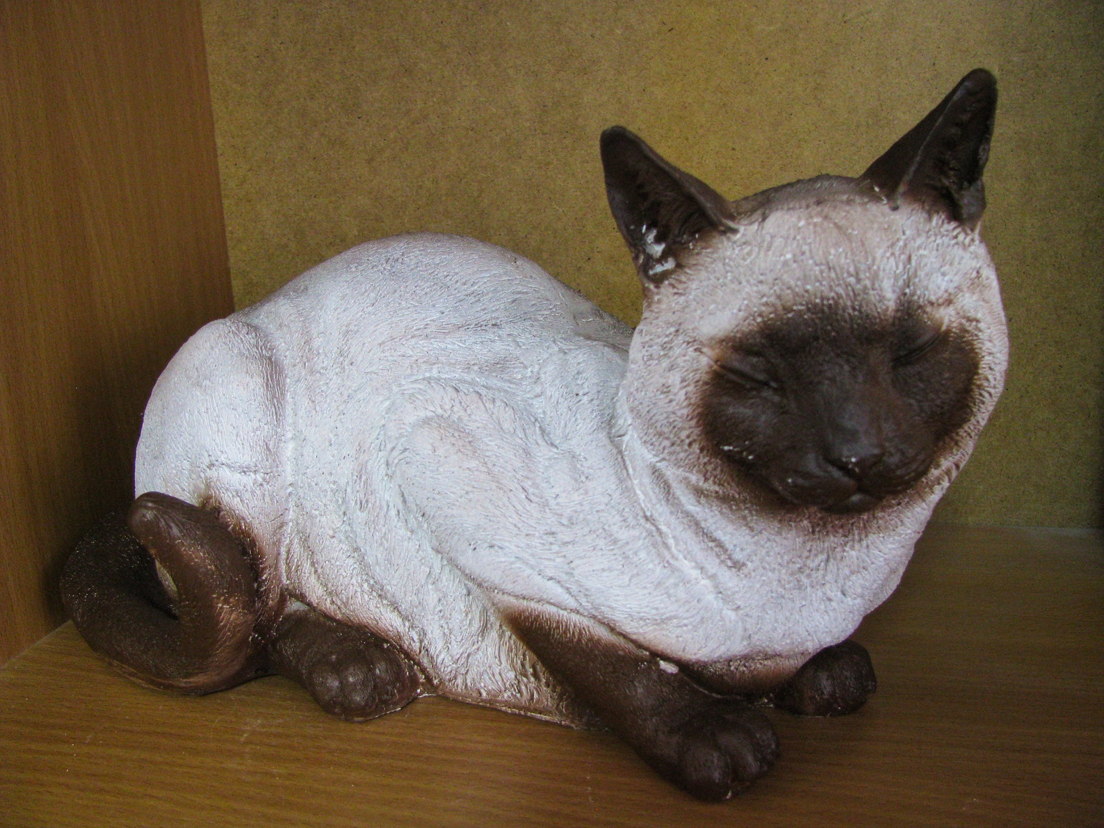 Siamese Cat Figurine Garden Statue Cat Yard Figure Kitten Etsy