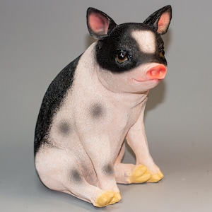 Piggy Bank Pig *Money Bank Adult *Statue Farm Animal *Decorative Coin Box Saving Cash *Useful Child Birthday Gifts *Home Keepsake Piglet