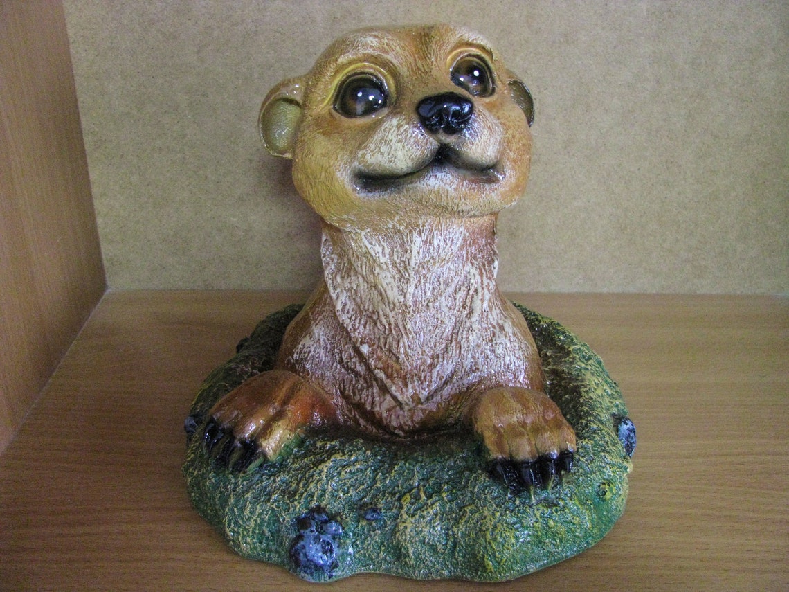 Wildlife Sculpture Meerkat Figurine African Animal Statue Etsy