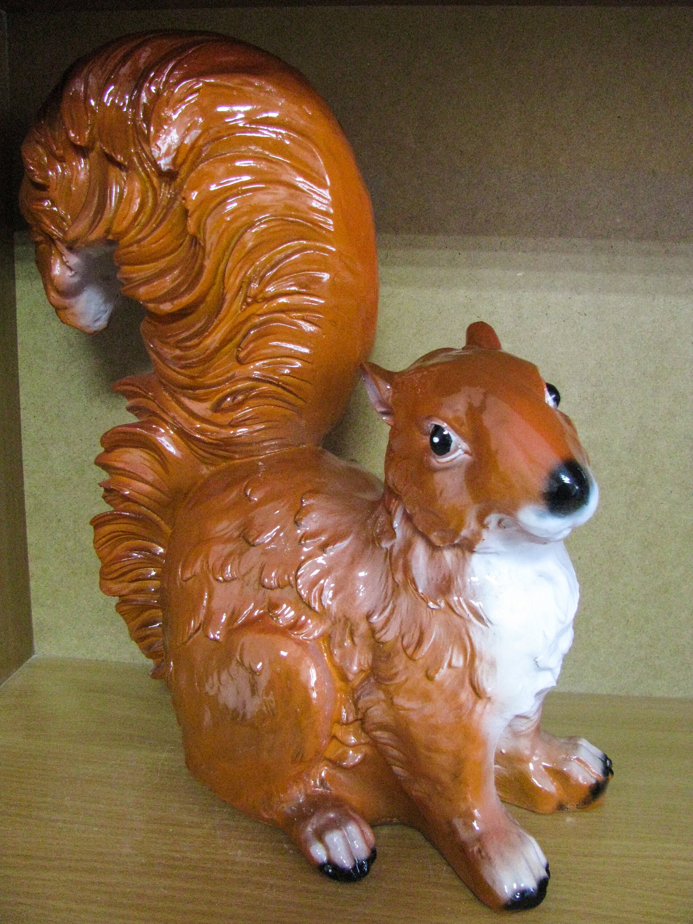 Squirrel Statue large Garden Sculpture garden Decor forest Etsy