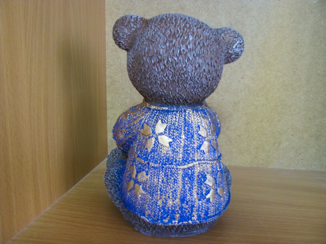 Teddy Bear Statue animal Statuette bear Garden Figurine Etsy