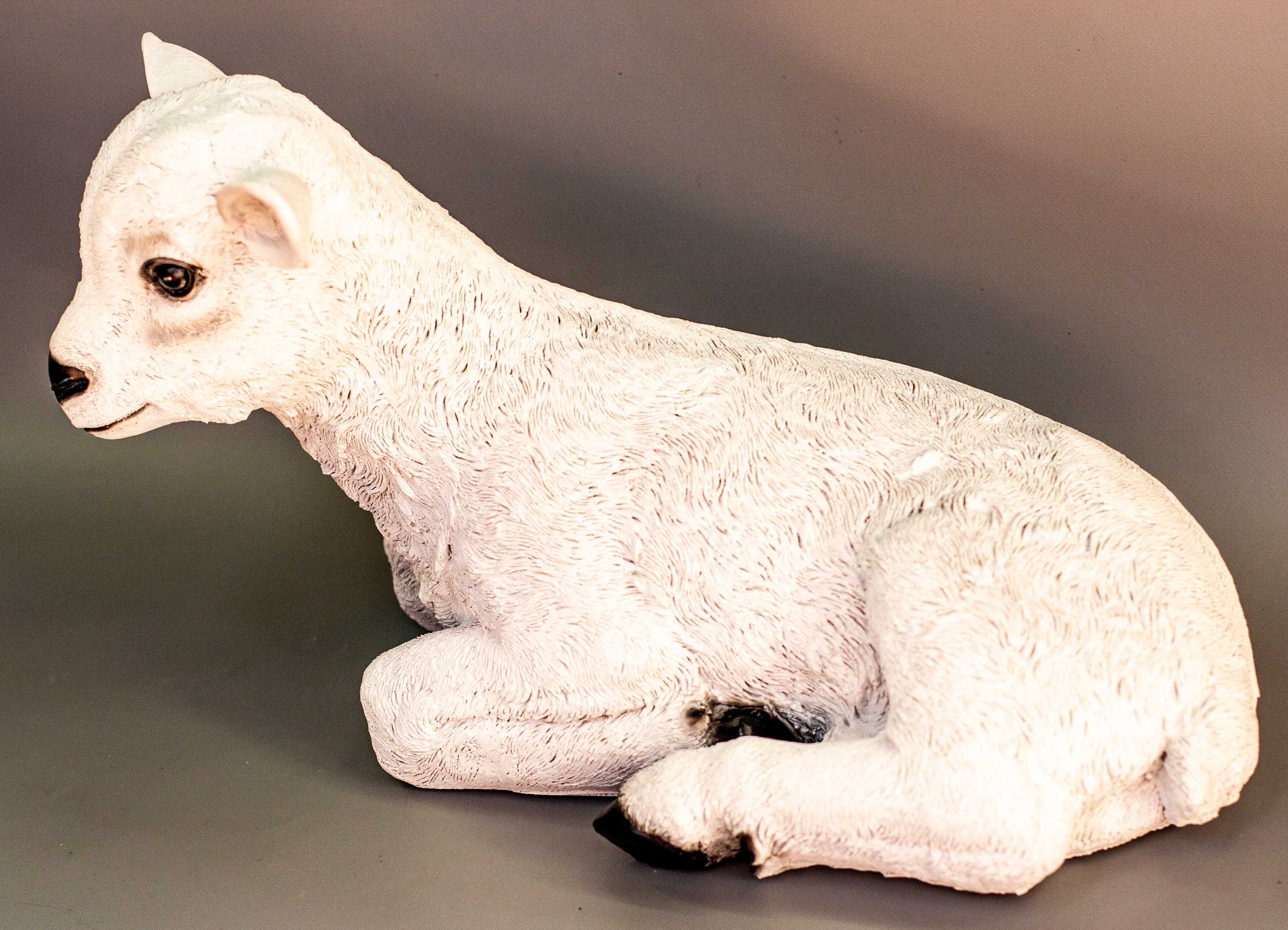 colourliving Figurine de Jardin en Forme de Mouton avec Bottes en Caoutchouc Mûre 