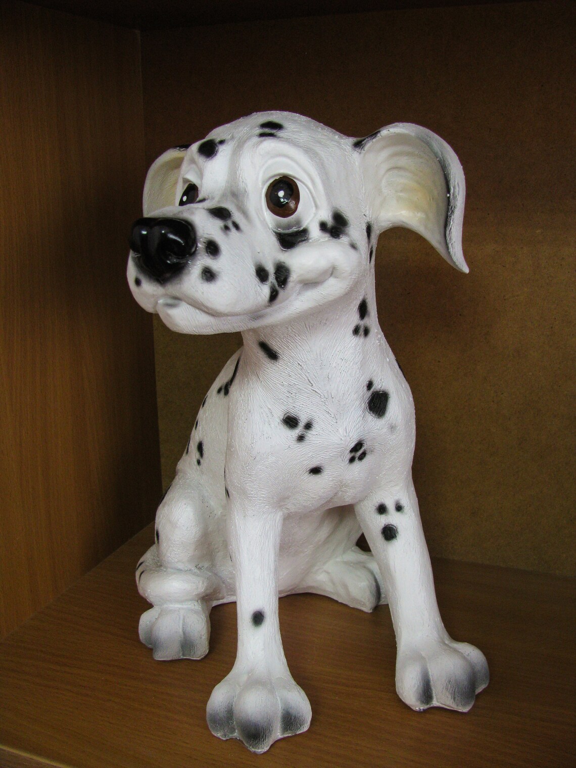 Dalmatian Figurine Garden Statue Dog Outdoor Yard Decoration Etsy