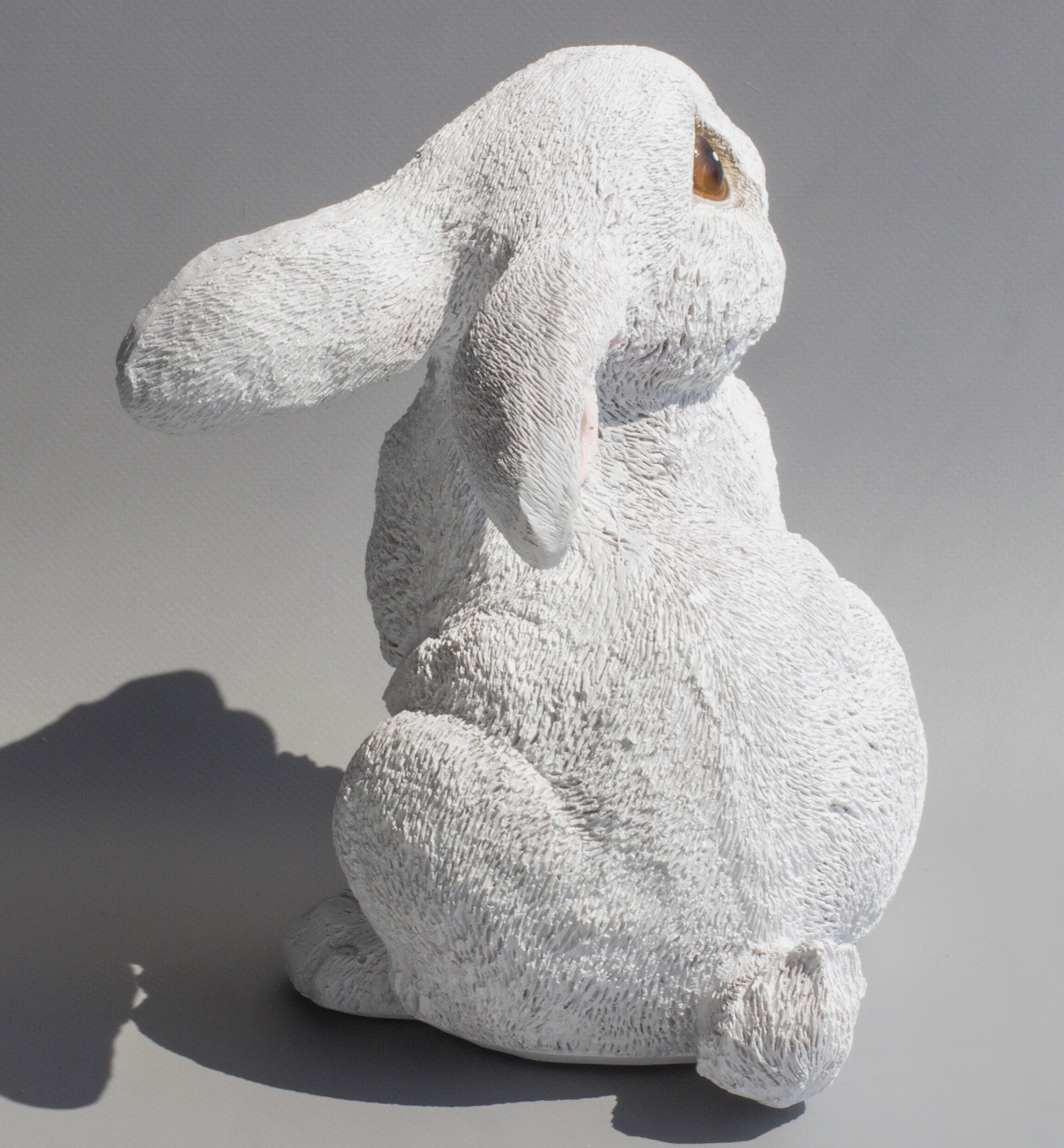 White Rabbit Memorial bunny Statue Realistic garden Yard - Etsy Australia