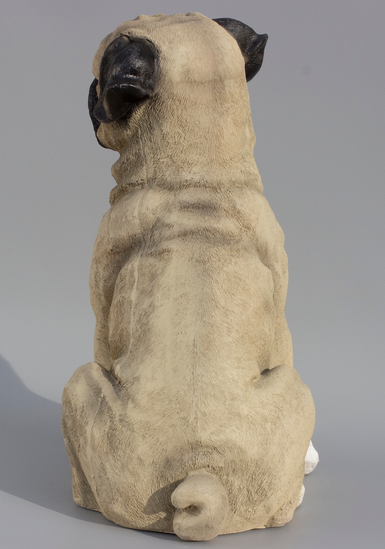 chinese pug statue