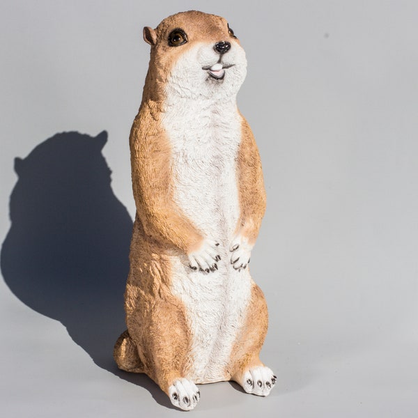 Wild Animal Statue * Prairie Hond * Tuin Sculptuur Groot * Beeldje Marmot Realistisch * Outdoor Lawn Party Decoratie * Yard Steppe Ornament Gift