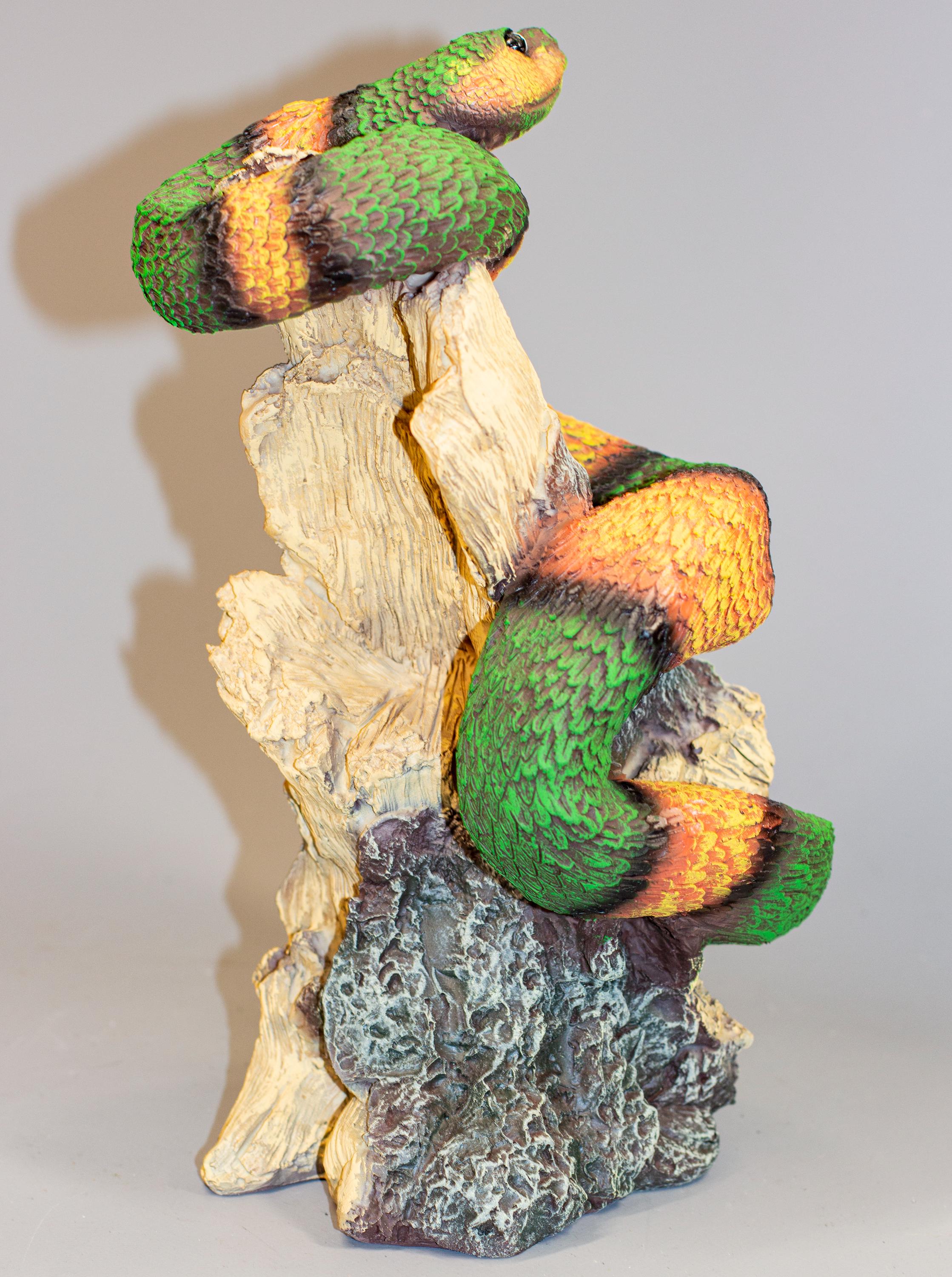 Rattlesnake Figurine *python Sculpture *snake Statue New Year Gifts ...