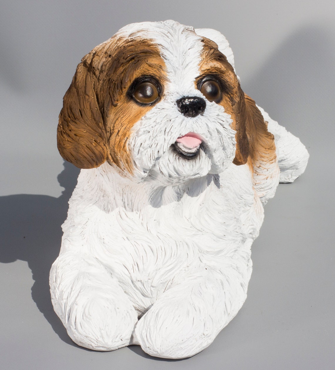 shih tzu resin statue