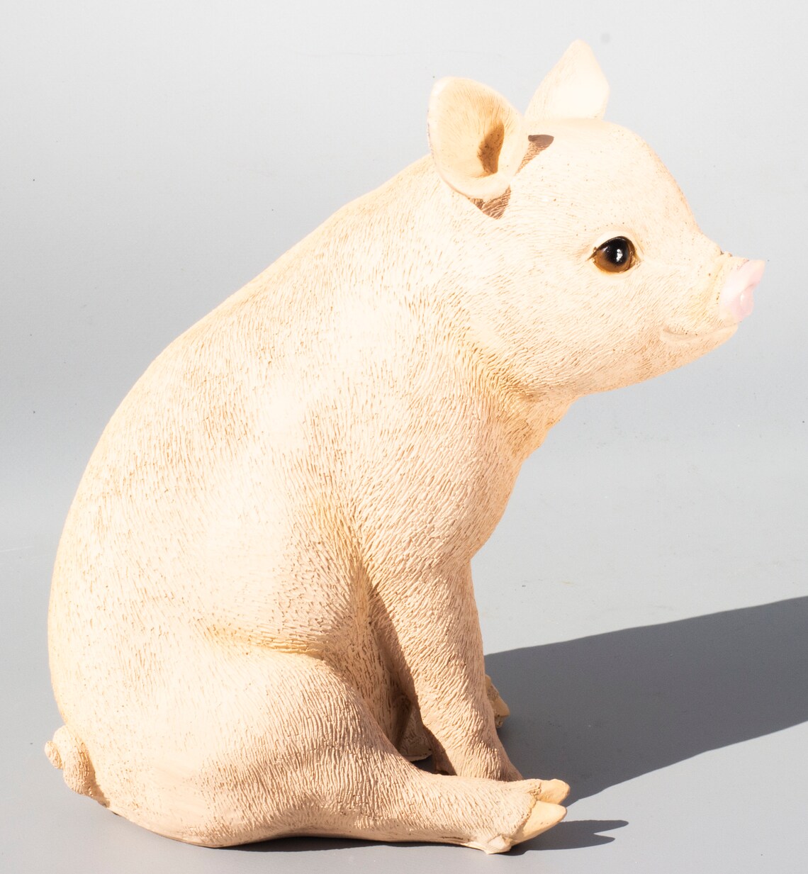 Pig Statue Garden farm Animal Sculptures hog Figurine Etsy