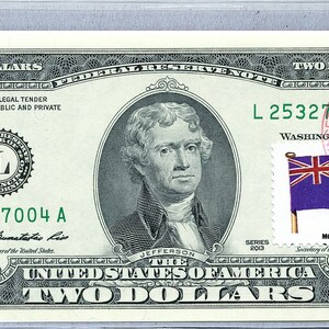 Banconota della Federal Reserve * Banconote * Due dollari da collezione * Carta moneta USA * Francobolli da 2 dollari * Banconote UNC * Regali aziendali * Bandiera di Montserrat