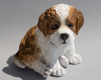 Dog Coin Bank *Money Cash Storage *Unique Piggy Box St Bernard *Keepsake Animal Figurine *Useful Interior Babyshower Gifts *Child Room Decor
