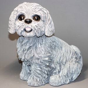 Shih Tzu Burial Urn *Cremation Statue Dog Ashes Holder *Pet Keepsake Memorial Decor *Animal Funeral Tribute Casket *Figure Remembrance Gifts
