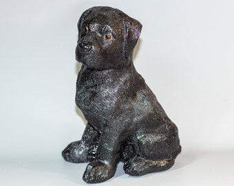 Black Labrador Urn *Statue Dog Ashes *Unique Keepsake Memorial *Animal Grave Decor Figurine *Pet Loss Remembrance Gifts *Funeral Sculpture