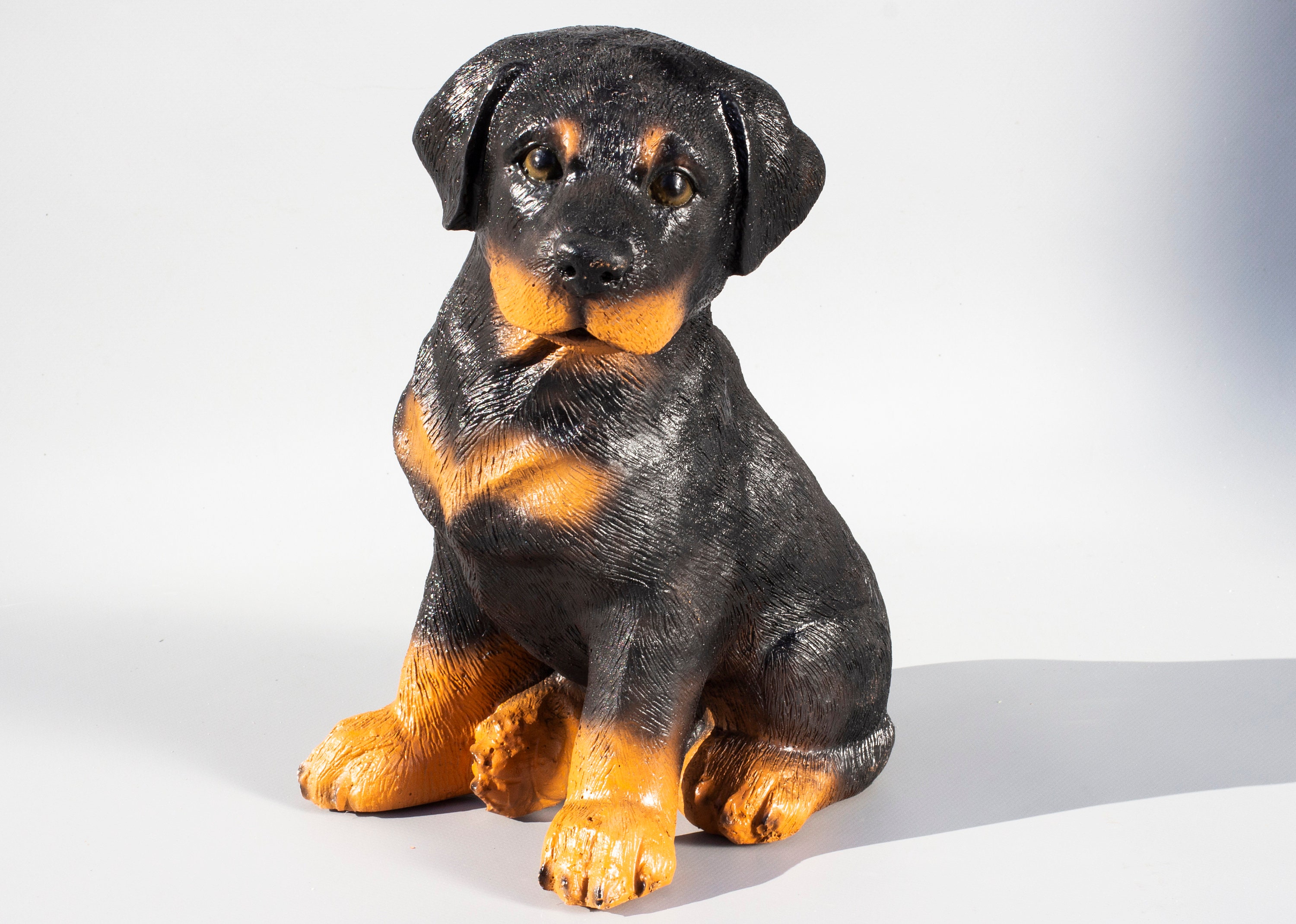 Rottweiler Figurine *memorial Pet Statue *garden Sculpture Outdoor
