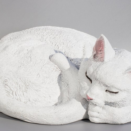 Cat Urn Custom Paint urn for Ashes Cremation pet Memorial Etsy